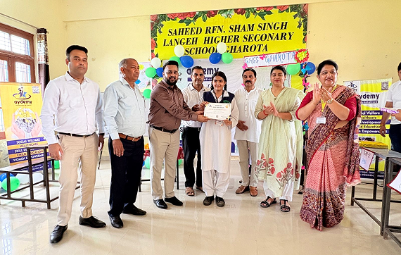 Aydemy Foundation Marks World Nature Conservation Day with Multi-Level Student Competitions and plantation drive at GHSS Gharota