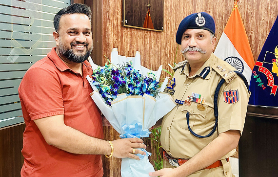 “Aydemy Foundation Explores Collaboration with Jammu-Samba-Kathua Range Police for Social Impact Initiatives”